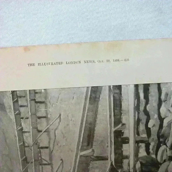 Art Print Canada Gold Mining Euston Klondike Washup Bonanza Creek Antique 1898 - Picture 4 of 10